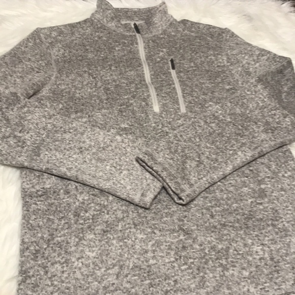 Woolrich Gray Fleece Pullover Sz Medium - Picture 9 of 10